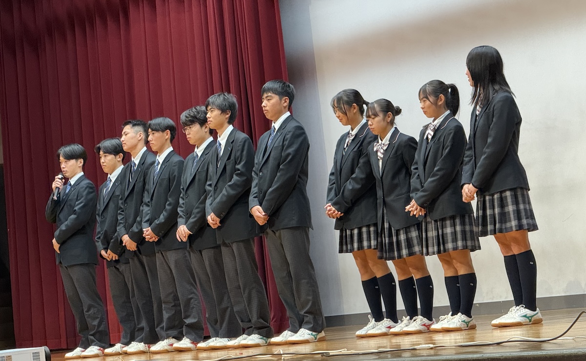 ゴルフ部壮行会 | 一高日々是好日 | 中部大学第一高等学校
